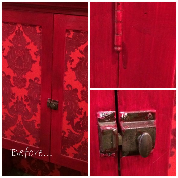 Primitive cabinet before pic