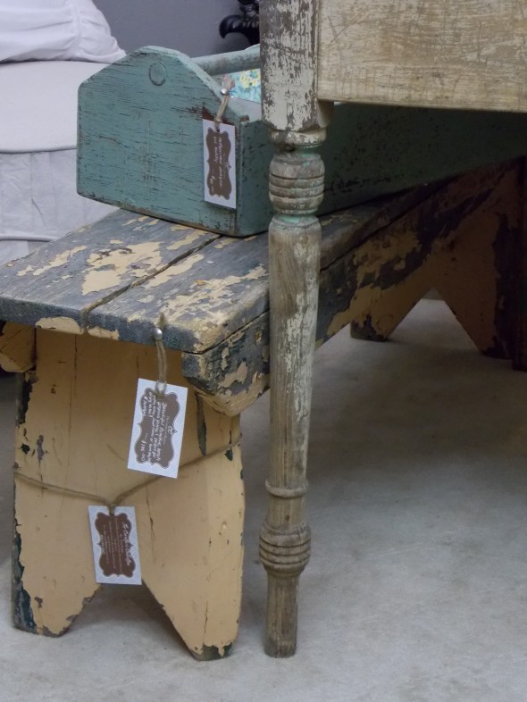 Slpi covered antique chair,desk redo, spring buds 245