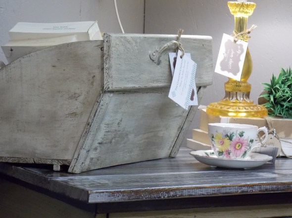 Slpi covered antique chair,desk redo, spring buds 265