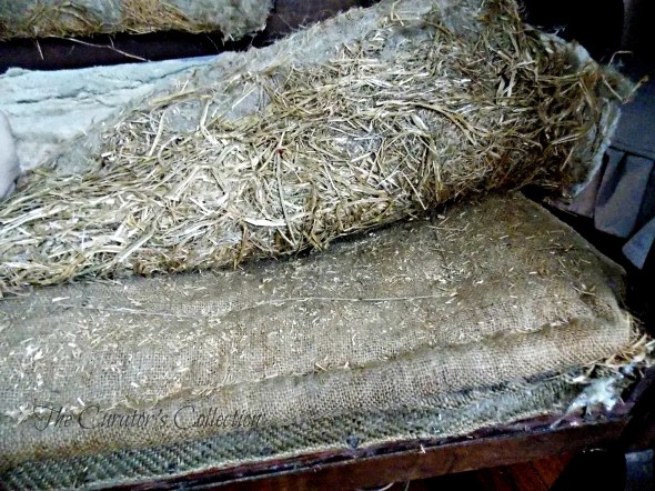 Settee before and during, Sherry's bench makeover 020