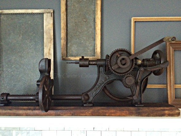Antique drill press